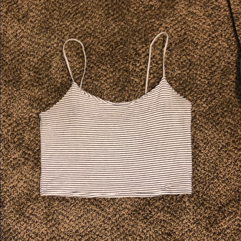 Striped crop top